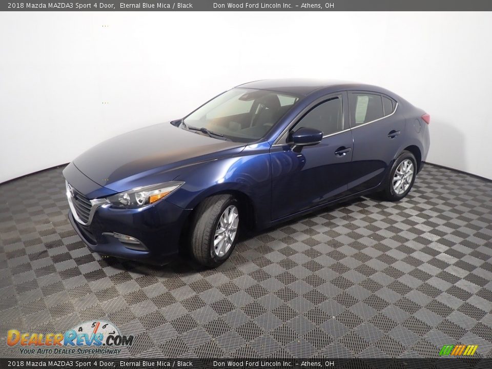 2018 Mazda MAZDA3 Sport 4 Door Eternal Blue Mica / Black Photo #8