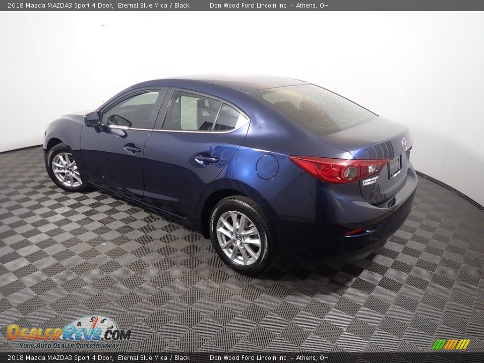 2018 Mazda MAZDA3 Sport 4 Door Eternal Blue Mica / Black Photo #10