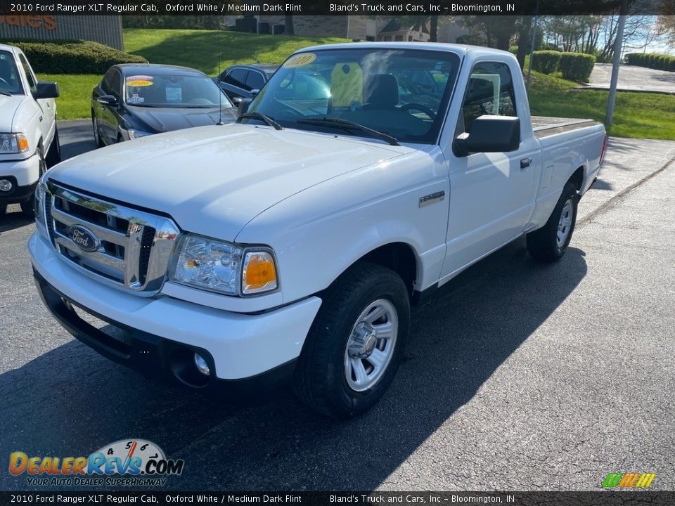 2010 Ford Ranger XLT Regular Cab Oxford White / Medium Dark Flint Photo #2