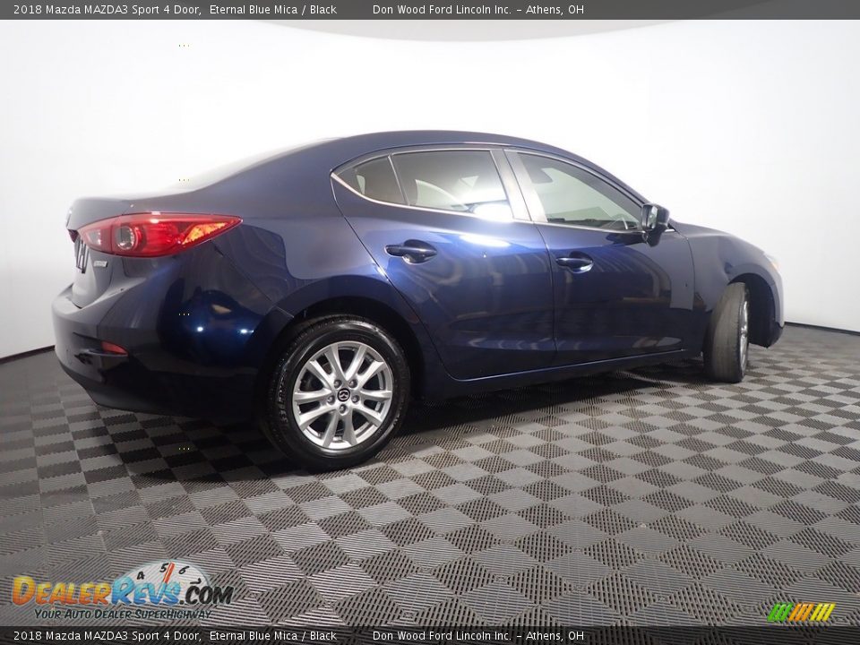 2018 Mazda MAZDA3 Sport 4 Door Eternal Blue Mica / Black Photo #14