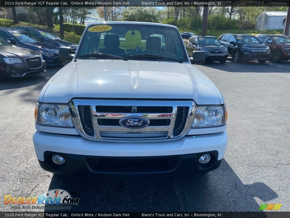 2010 Ford Ranger XLT Regular Cab Oxford White / Medium Dark Flint Photo #3