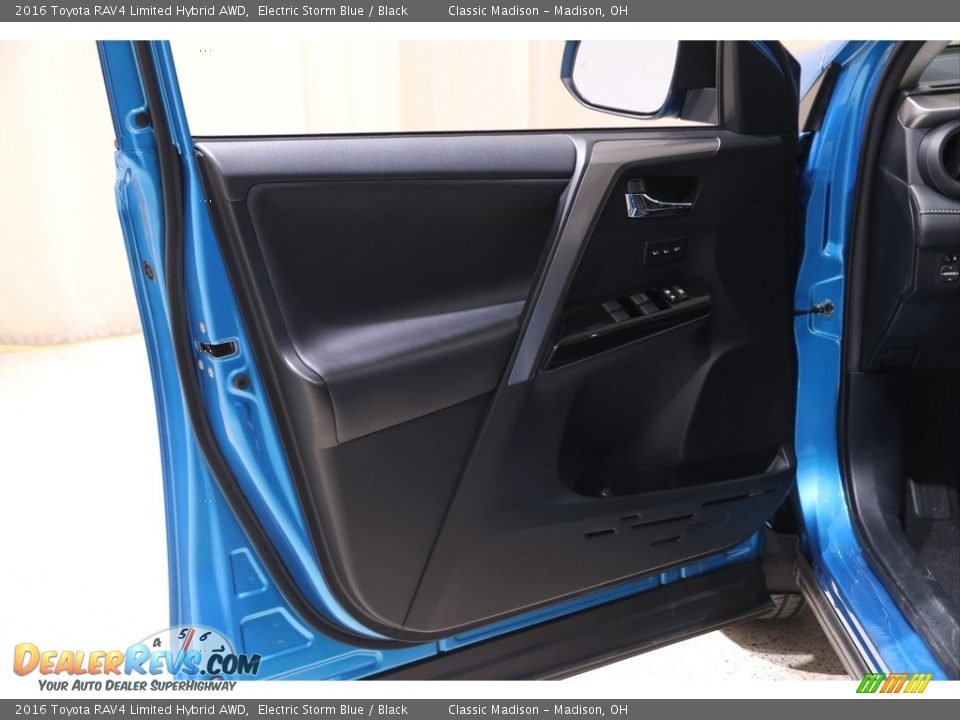 2016 Toyota RAV4 Limited Hybrid AWD Electric Storm Blue / Black Photo #4