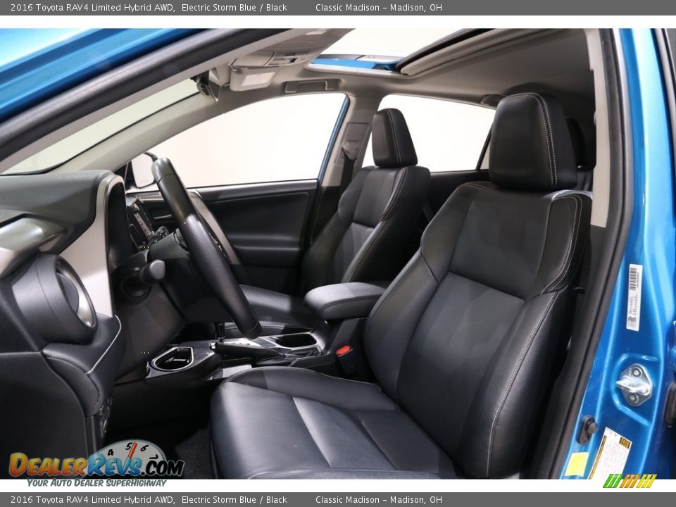 2016 Toyota RAV4 Limited Hybrid AWD Electric Storm Blue / Black Photo #5