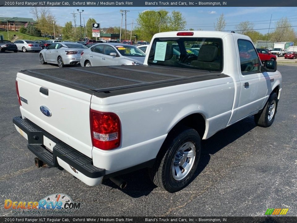 2010 Ford Ranger XLT Regular Cab Oxford White / Medium Dark Flint Photo #6