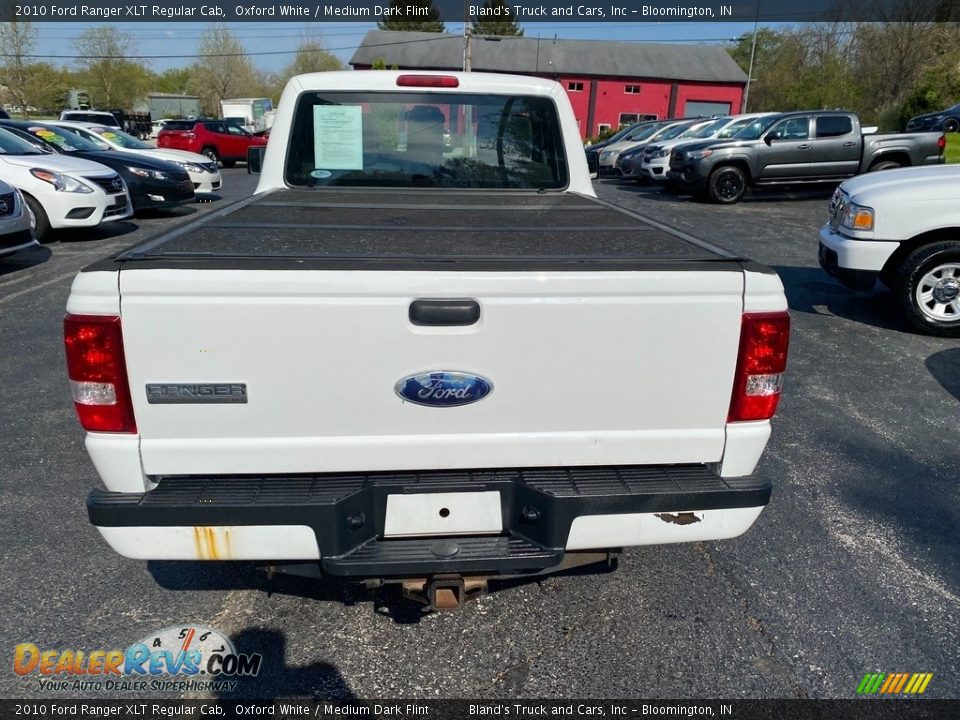 2010 Ford Ranger XLT Regular Cab Oxford White / Medium Dark Flint Photo #7