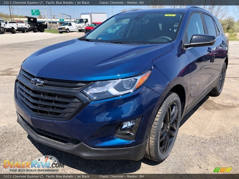 2021 Chevrolet Equinox LT Pacific Blue Metallic / Jet Black Photo #1