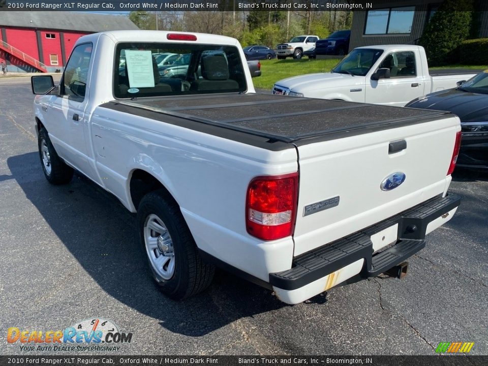 2010 Ford Ranger XLT Regular Cab Oxford White / Medium Dark Flint Photo #8