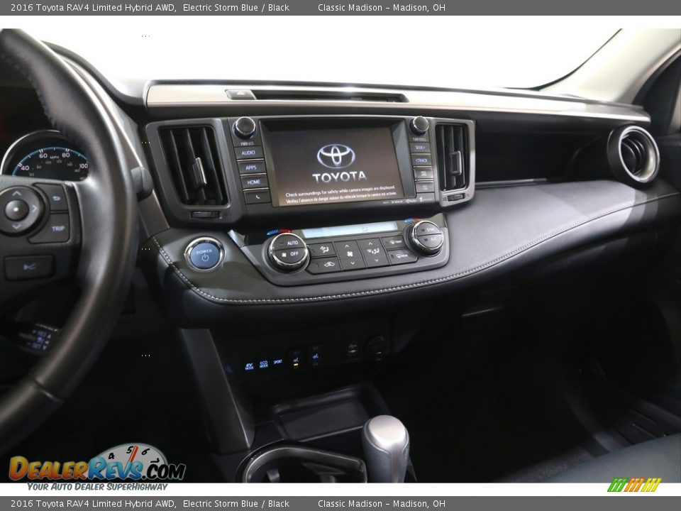 2016 Toyota RAV4 Limited Hybrid AWD Electric Storm Blue / Black Photo #9
