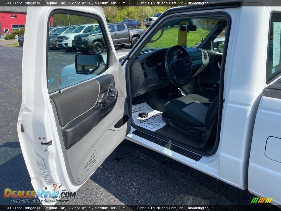 2010 Ford Ranger XLT Regular Cab Oxford White / Medium Dark Flint Photo #9