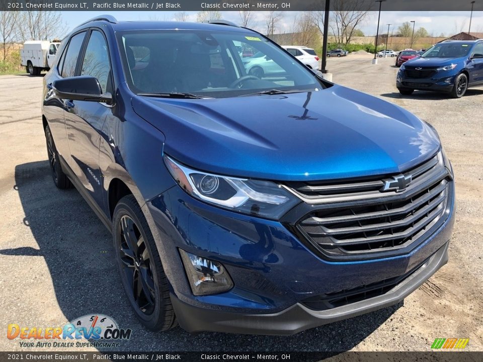 2021 Chevrolet Equinox LT Pacific Blue Metallic / Jet Black Photo #2