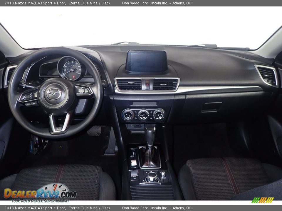 2018 Mazda MAZDA3 Sport 4 Door Eternal Blue Mica / Black Photo #22