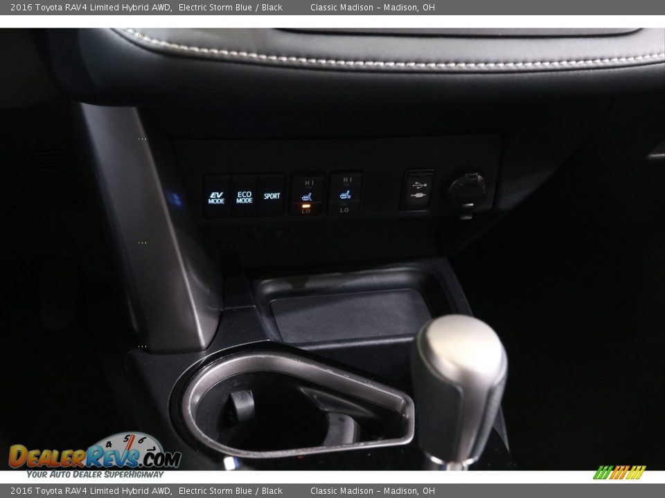 2016 Toyota RAV4 Limited Hybrid AWD Electric Storm Blue / Black Photo #11