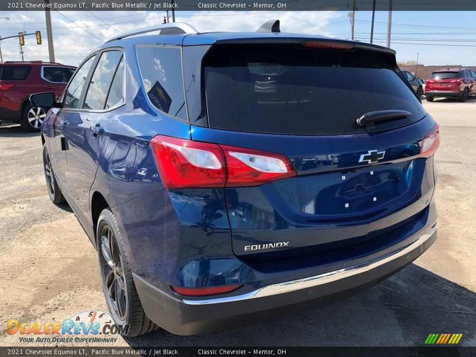 2021 Chevrolet Equinox LT Pacific Blue Metallic / Jet Black Photo #4