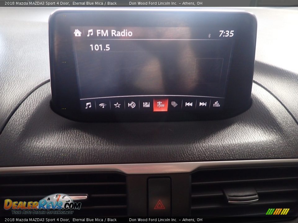 2018 Mazda MAZDA3 Sport 4 Door Eternal Blue Mica / Black Photo #24