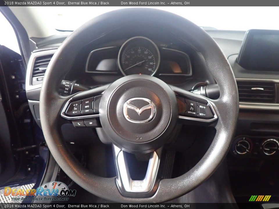 2018 Mazda MAZDA3 Sport 4 Door Eternal Blue Mica / Black Photo #25