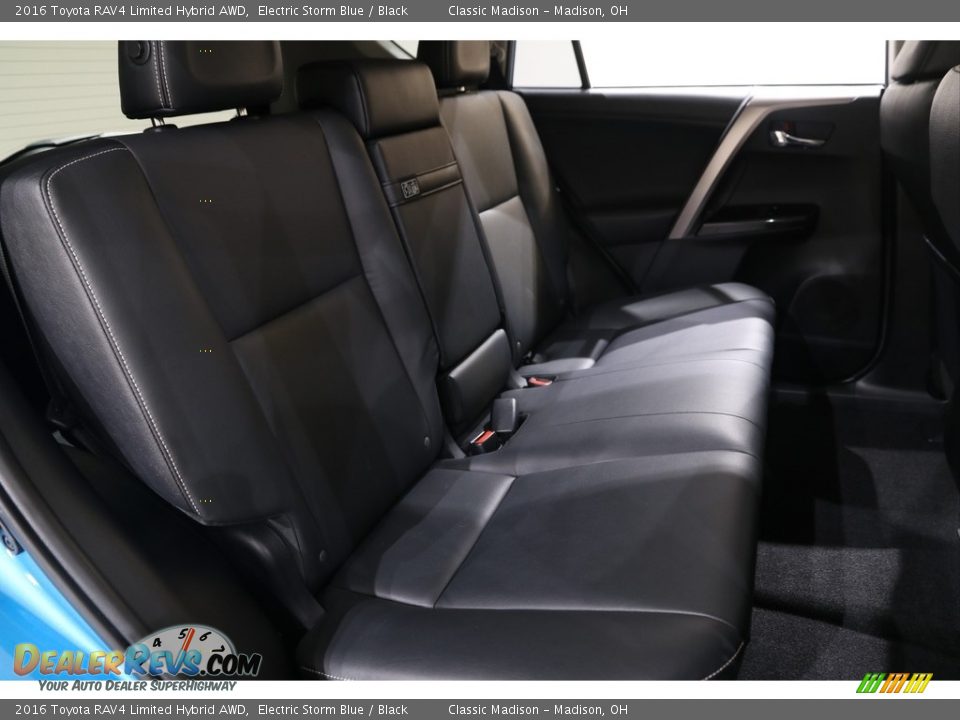 2016 Toyota RAV4 Limited Hybrid AWD Electric Storm Blue / Black Photo #14