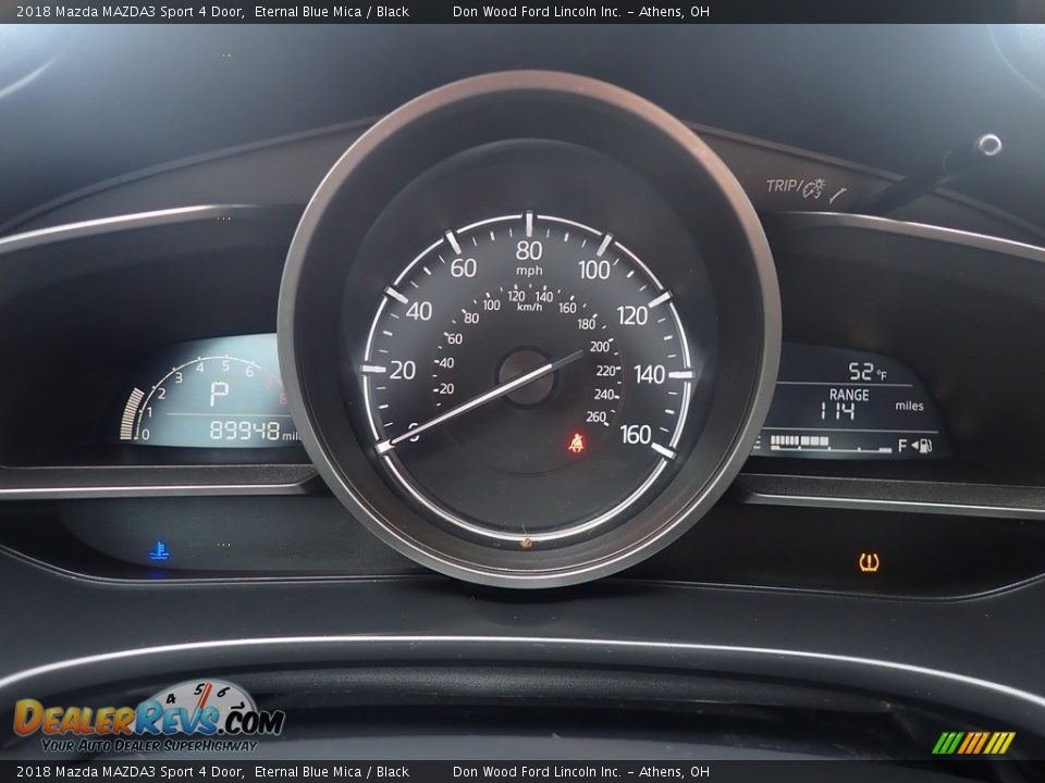 2018 Mazda MAZDA3 Sport 4 Door Eternal Blue Mica / Black Photo #26