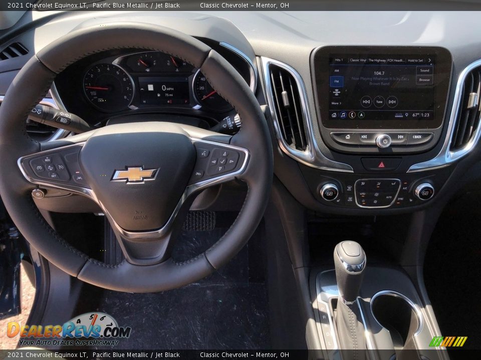 2021 Chevrolet Equinox LT Pacific Blue Metallic / Jet Black Photo #7