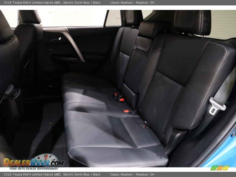 2016 Toyota RAV4 Limited Hybrid AWD Electric Storm Blue / Black Photo #15