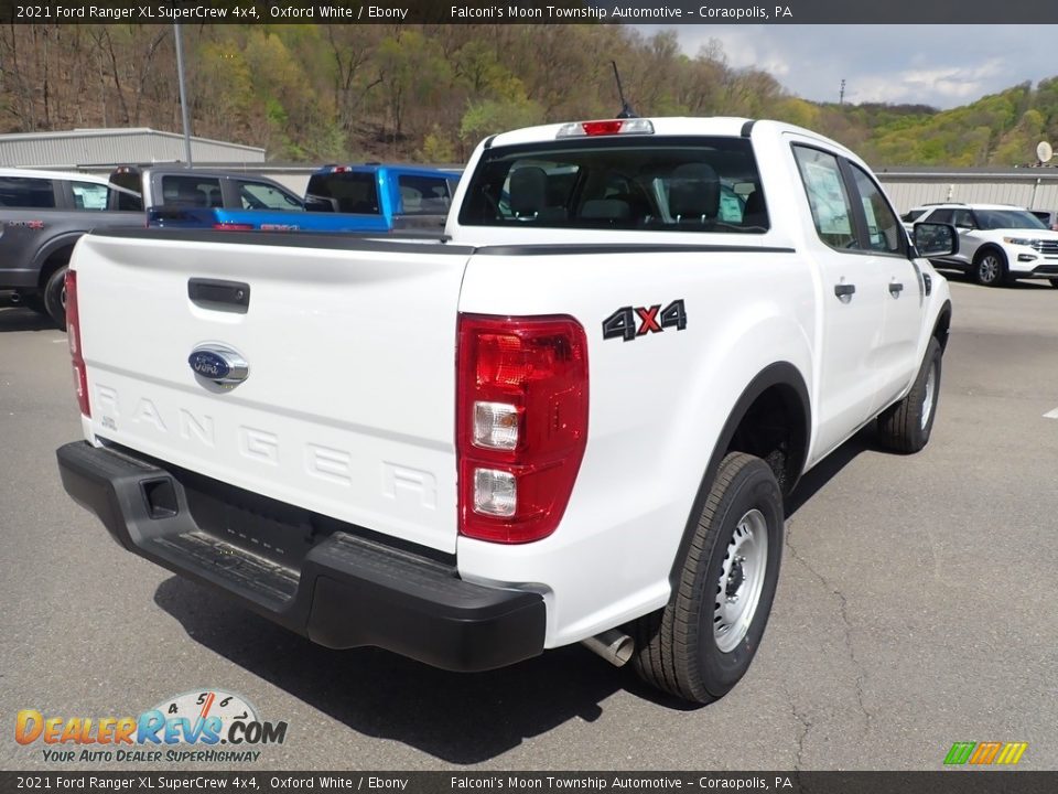 2021 Ford Ranger XL SuperCrew 4x4 Oxford White / Ebony Photo #2