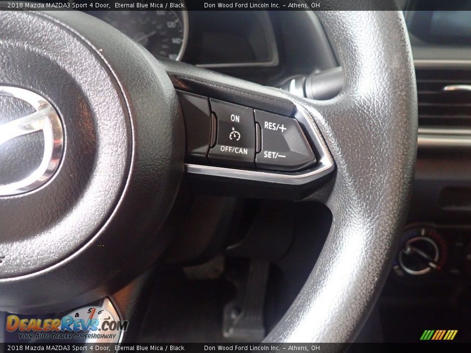 2018 Mazda MAZDA3 Sport 4 Door Eternal Blue Mica / Black Photo #28