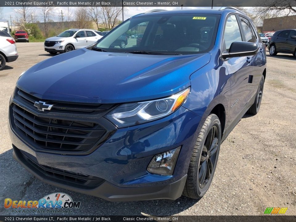 2021 Chevrolet Equinox LT Pacific Blue Metallic / Jet Black Photo #1