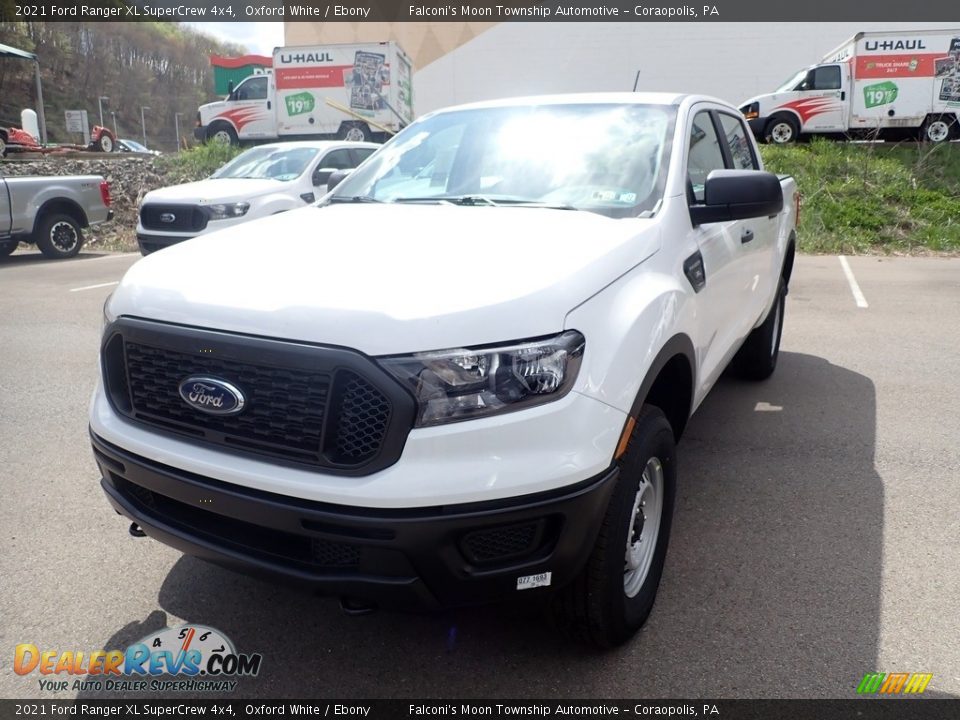 2021 Ford Ranger XL SuperCrew 4x4 Oxford White / Ebony Photo #5