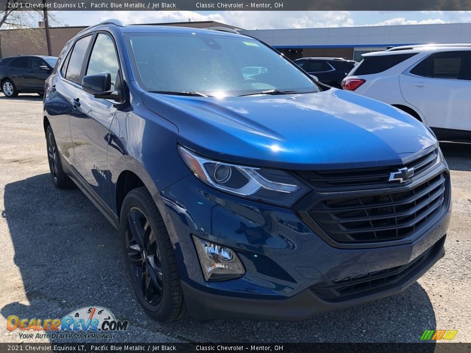 2021 Chevrolet Equinox LT Pacific Blue Metallic / Jet Black Photo #2