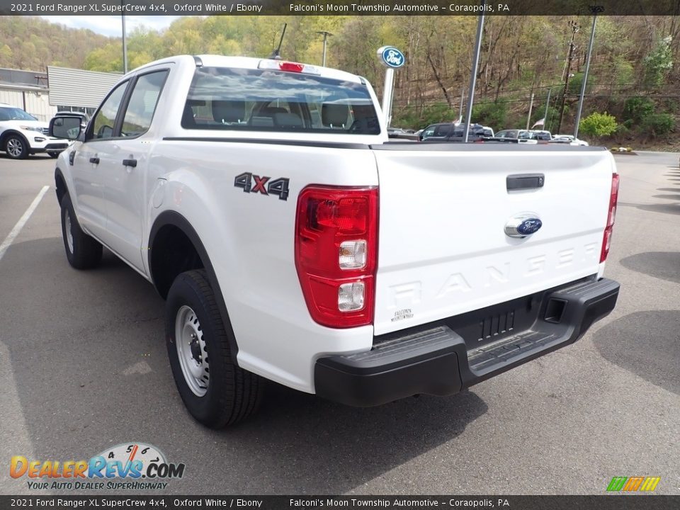 2021 Ford Ranger XL SuperCrew 4x4 Oxford White / Ebony Photo #6