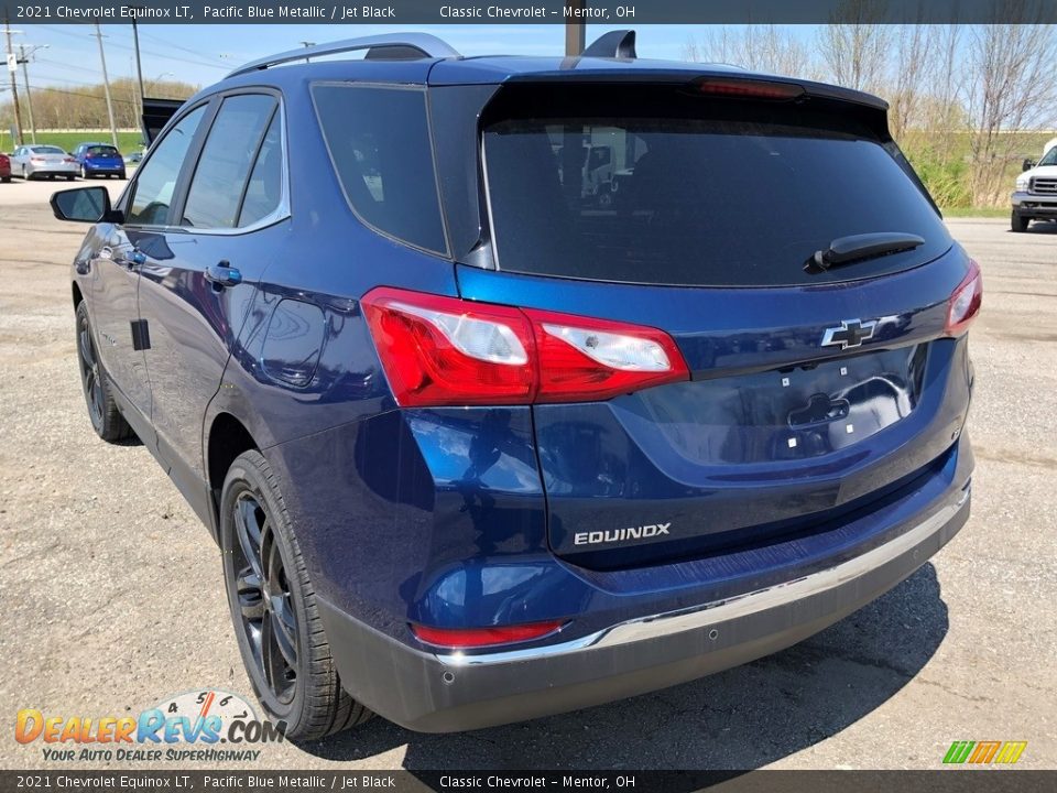 2021 Chevrolet Equinox LT Pacific Blue Metallic / Jet Black Photo #4