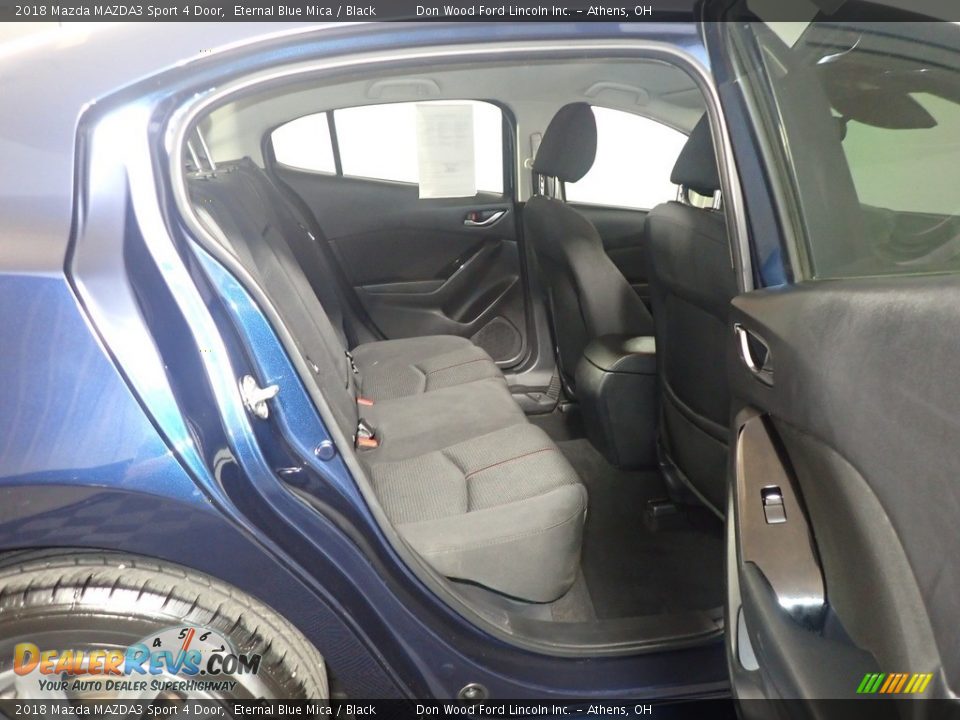 2018 Mazda MAZDA3 Sport 4 Door Eternal Blue Mica / Black Photo #35