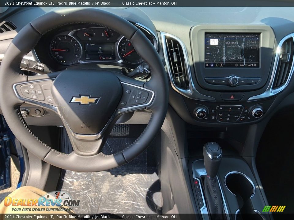 2021 Chevrolet Equinox LT Pacific Blue Metallic / Jet Black Photo #7