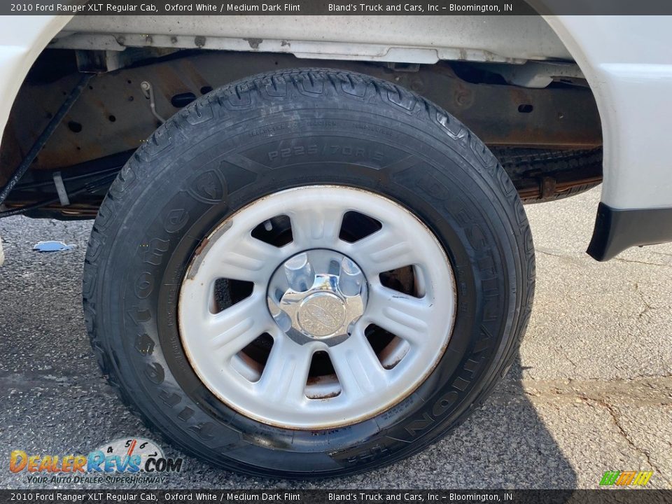 2010 Ford Ranger XLT Regular Cab Oxford White / Medium Dark Flint Photo #26