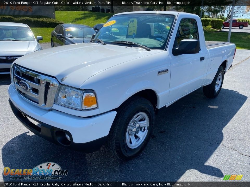 2010 Ford Ranger XLT Regular Cab Oxford White / Medium Dark Flint Photo #2