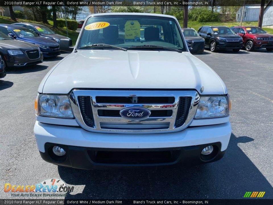 2010 Ford Ranger XLT Regular Cab Oxford White / Medium Dark Flint Photo #3