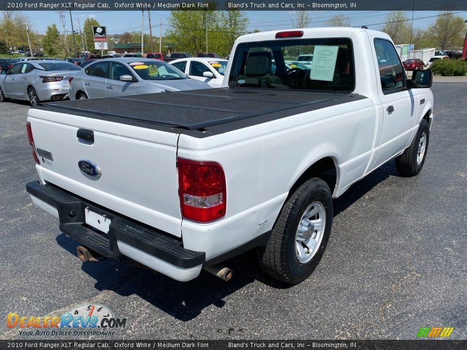 2010 Ford Ranger XLT Regular Cab Oxford White / Medium Dark Flint Photo #6