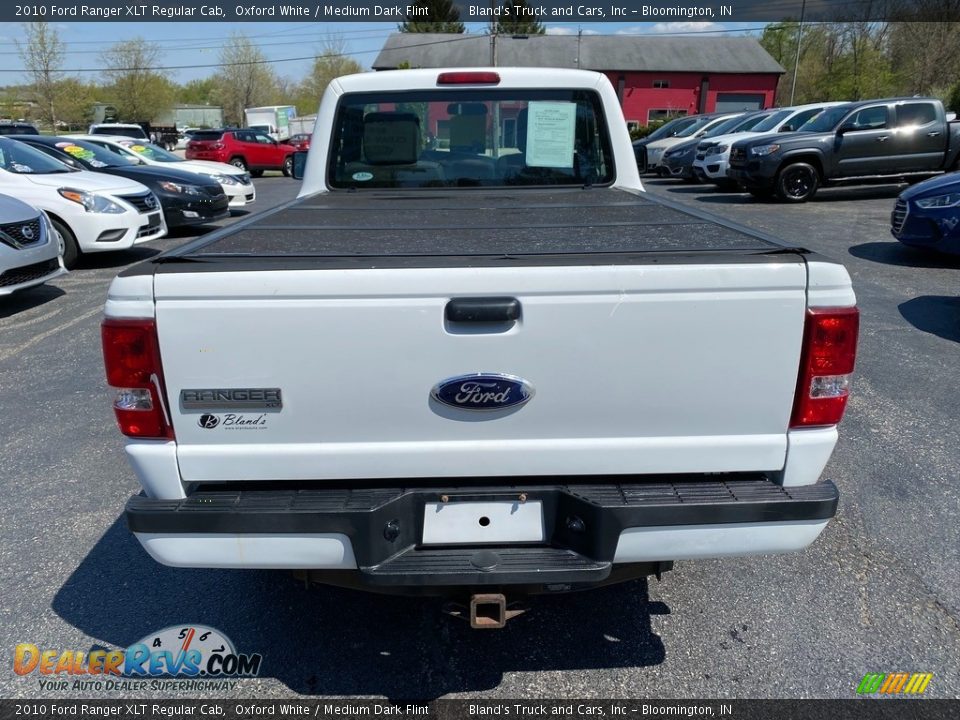 2010 Ford Ranger XLT Regular Cab Oxford White / Medium Dark Flint Photo #7