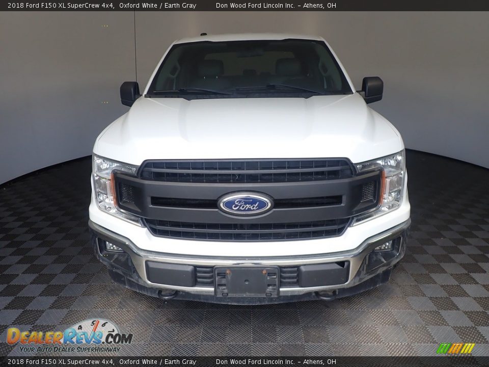 2018 Ford F150 XL SuperCrew 4x4 Oxford White / Earth Gray Photo #5