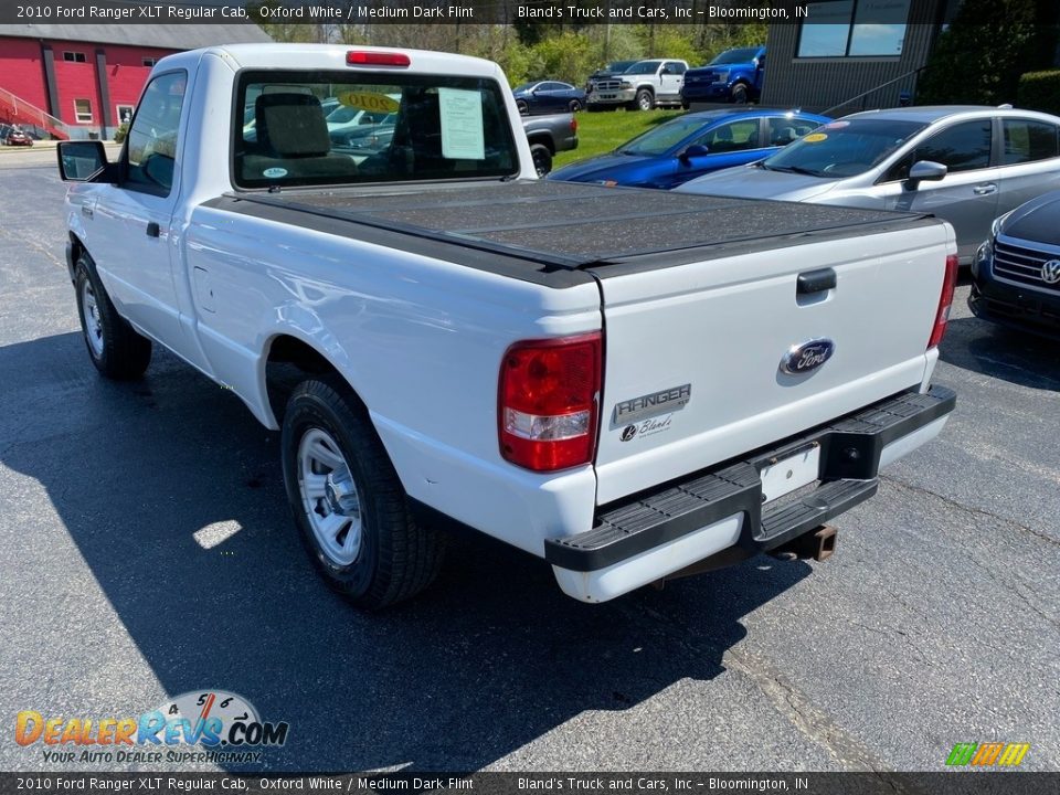 2010 Ford Ranger XLT Regular Cab Oxford White / Medium Dark Flint Photo #8