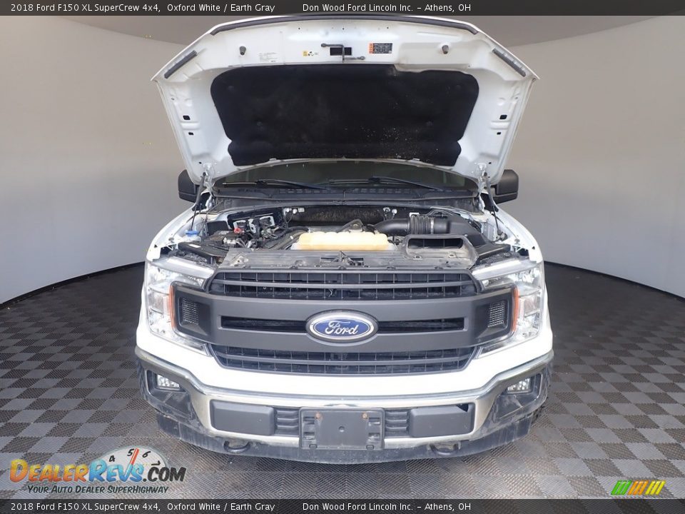 2018 Ford F150 XL SuperCrew 4x4 Oxford White / Earth Gray Photo #6