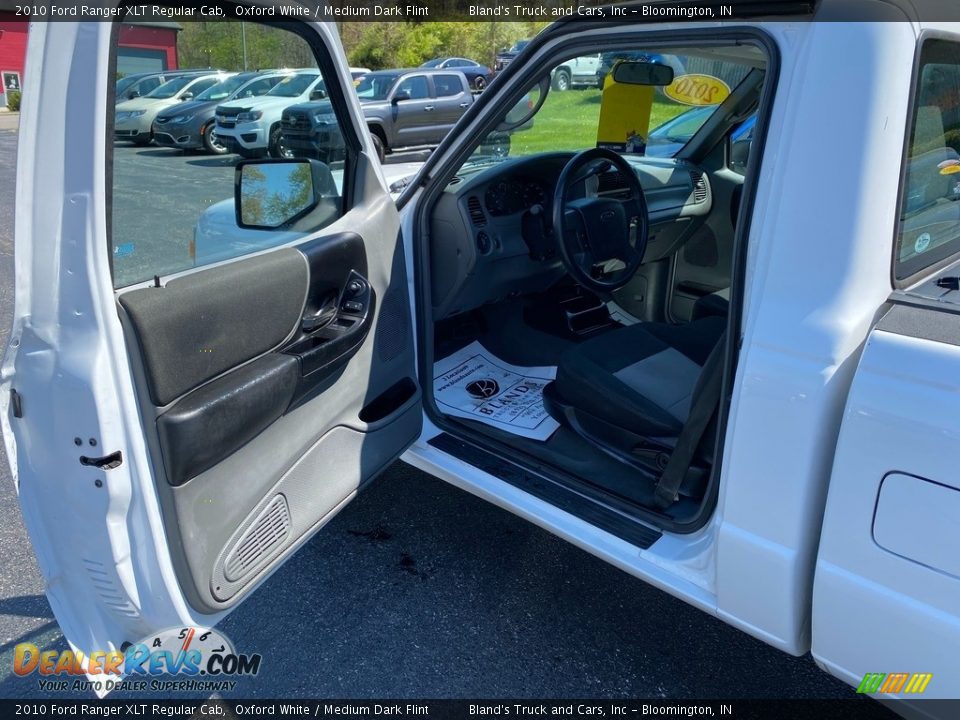 2010 Ford Ranger XLT Regular Cab Oxford White / Medium Dark Flint Photo #9