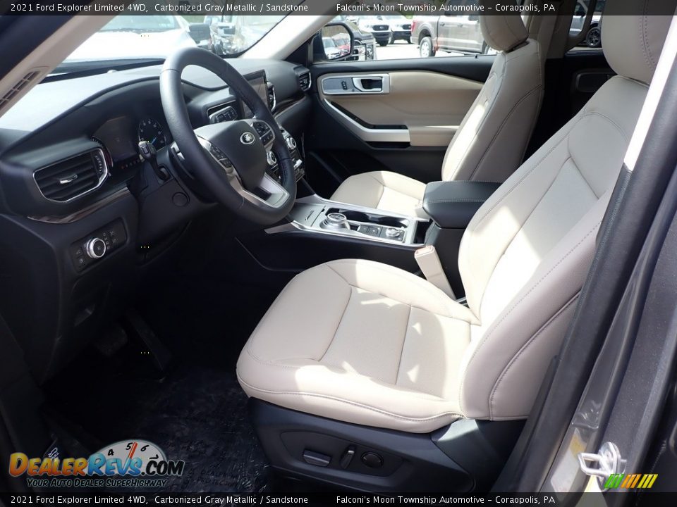 Front Seat of 2021 Ford Explorer Limited 4WD Photo #10