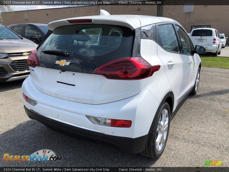 2020 Chevrolet Bolt EV LT Summit White / Dark Galvanized/­Sky Cool Gray Photo #3