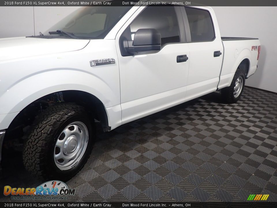 2018 Ford F150 XL SuperCrew 4x4 Oxford White / Earth Gray Photo #10