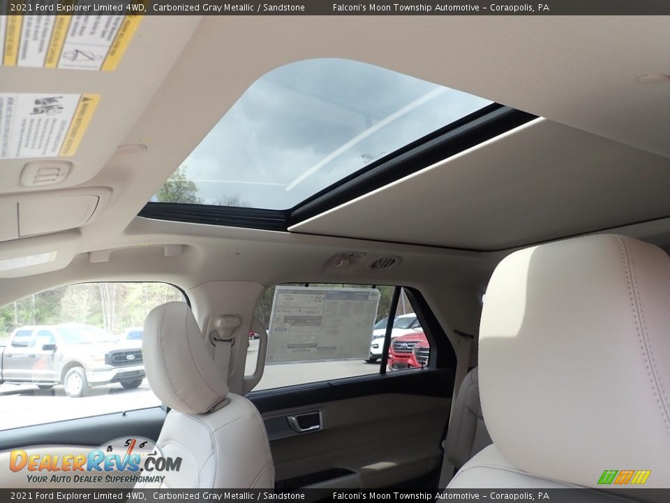 Sunroof of 2021 Ford Explorer Limited 4WD Photo #13