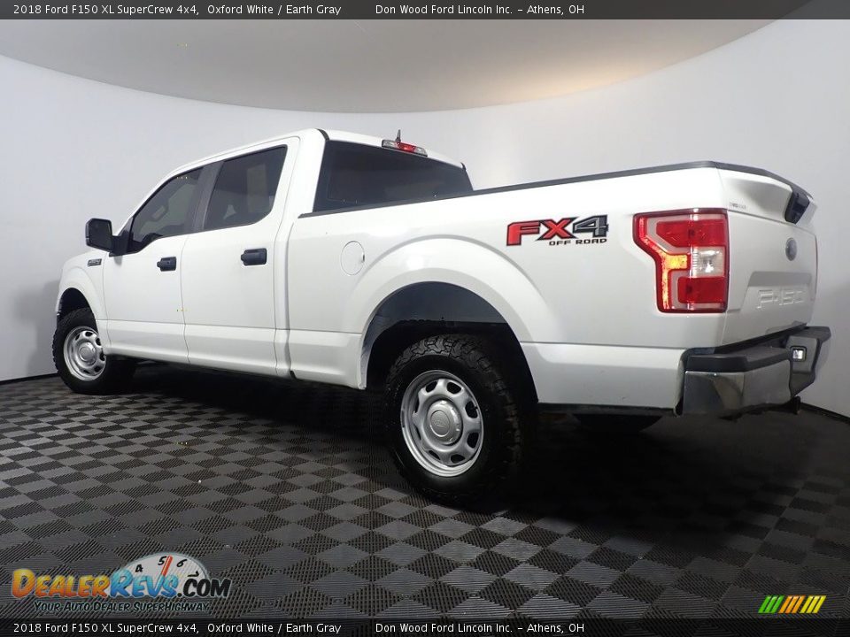 2018 Ford F150 XL SuperCrew 4x4 Oxford White / Earth Gray Photo #11