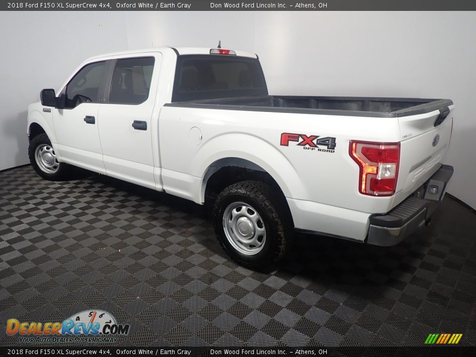 2018 Ford F150 XL SuperCrew 4x4 Oxford White / Earth Gray Photo #12