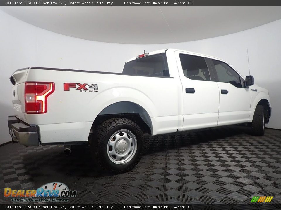 2018 Ford F150 XL SuperCrew 4x4 Oxford White / Earth Gray Photo #14