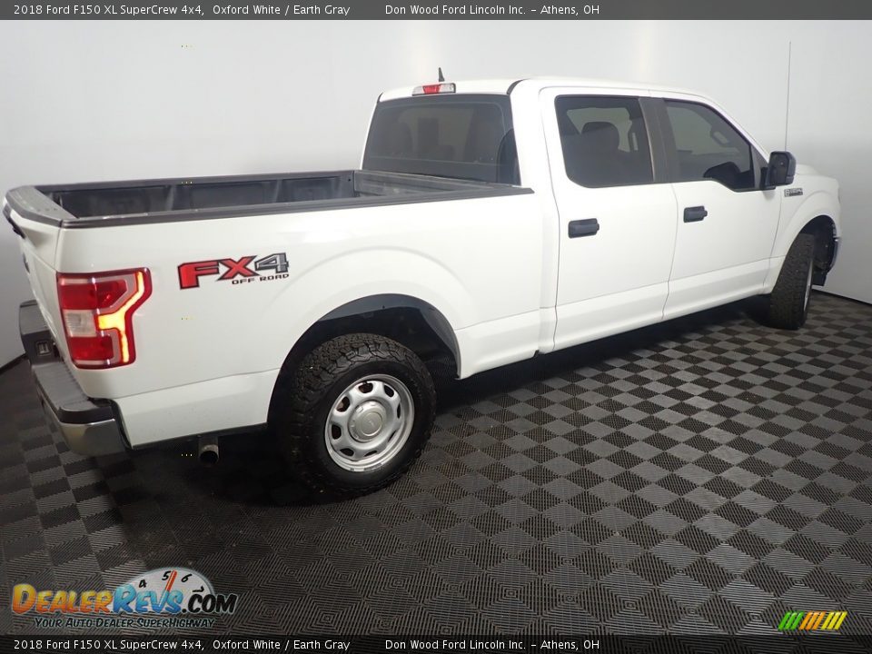 2018 Ford F150 XL SuperCrew 4x4 Oxford White / Earth Gray Photo #15