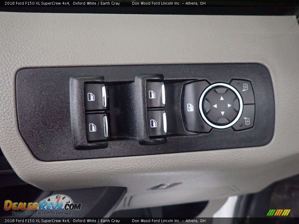 2018 Ford F150 XL SuperCrew 4x4 Oxford White / Earth Gray Photo #17